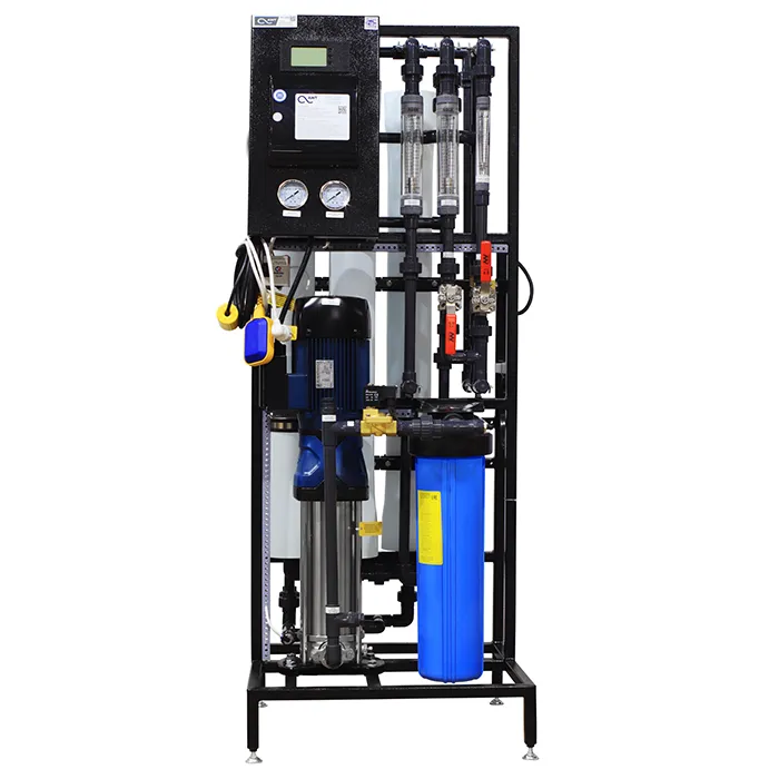 Промышленная система обратного осмоса AWT RO-1250L с 5 мембранами 4040 в металлическом корпусе