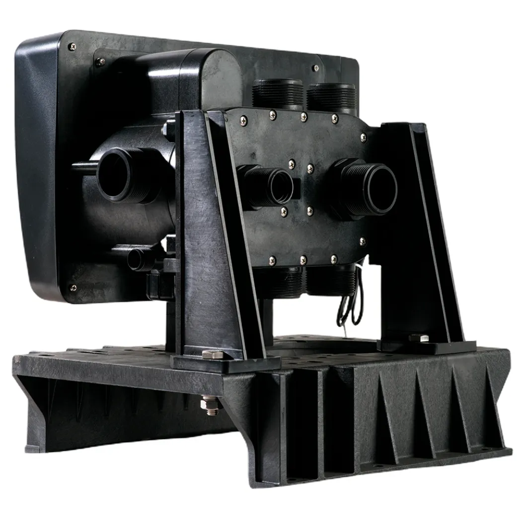 Подключения клапана Runxin F88A Twin: вход/выход 1.5